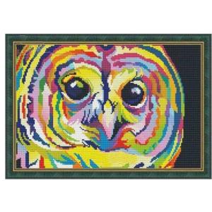 Baby Owl cross stitch kit
