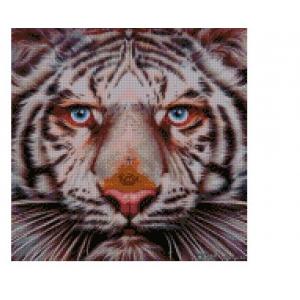 Tiger the king cotton cross stitch kit