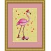 Little Flamingo counted cross stitch ...
