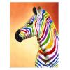A colorful Zebra cotton cross stitch ...
