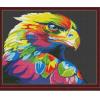 Eagle and Color cross stitch kit