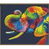 Elephant and Color cross stitch