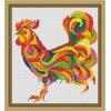 Cock and Color cross stitch kit