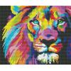 Lion and Color cross stitch kit