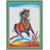 Horse and color cross stitch kit