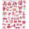 All the pink small items small easy c...