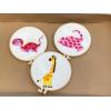 Hi Dinosaur on Town,Pre-Printed Cotton Embroidery Kits,Easy for Starter Embroidery Kits, Elephant Giraffe Embroidery Kit