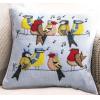 Singing cushion case counted cross stitch kits 126x122 stitch 40x40cm counted cushion case cross stitch kits