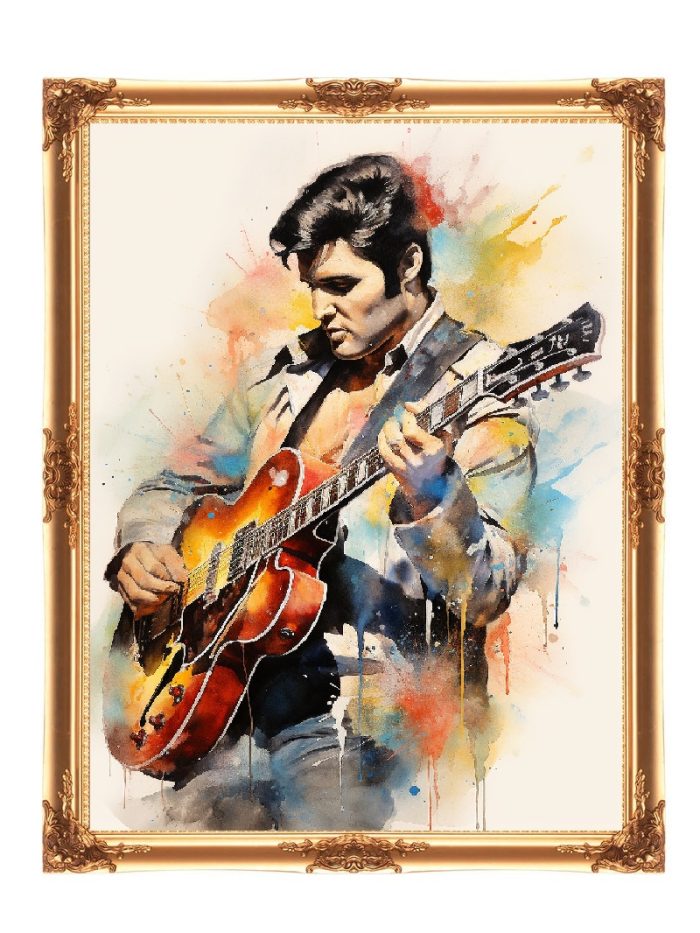 18ct counted 14ct cross stitch kit Elvis singer portrait cross stitch kit