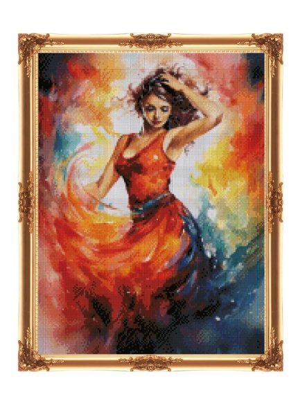 18ct counted 14ct cross stitch kit dancer cross stitch kit