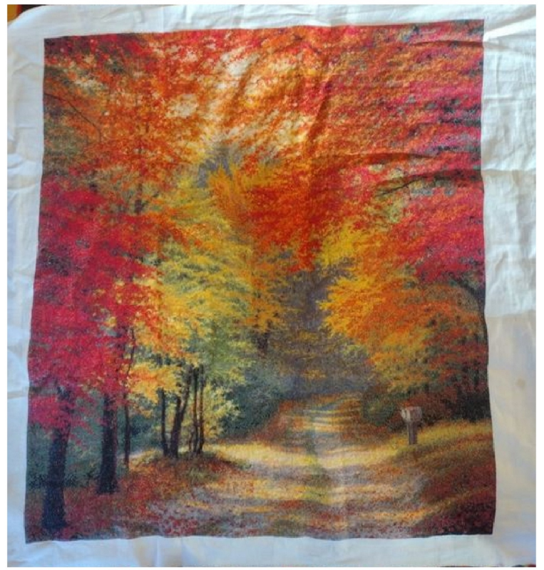 super big autumn leaves cross stitch kits