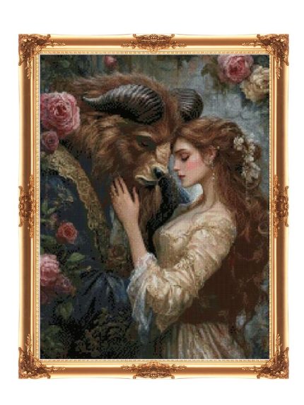 cross stitch beauty and beast kits
