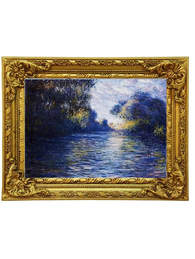 Monet oil painting counted 14ct cross stitch kit european street scene cross stitch kit