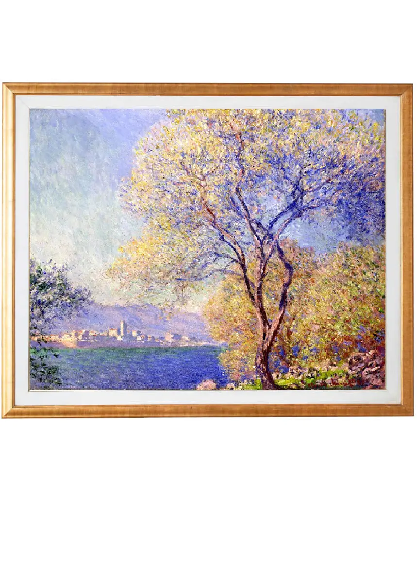 Monet oil painting counted 14ct cross stitch kit european street scene cross stitch kit