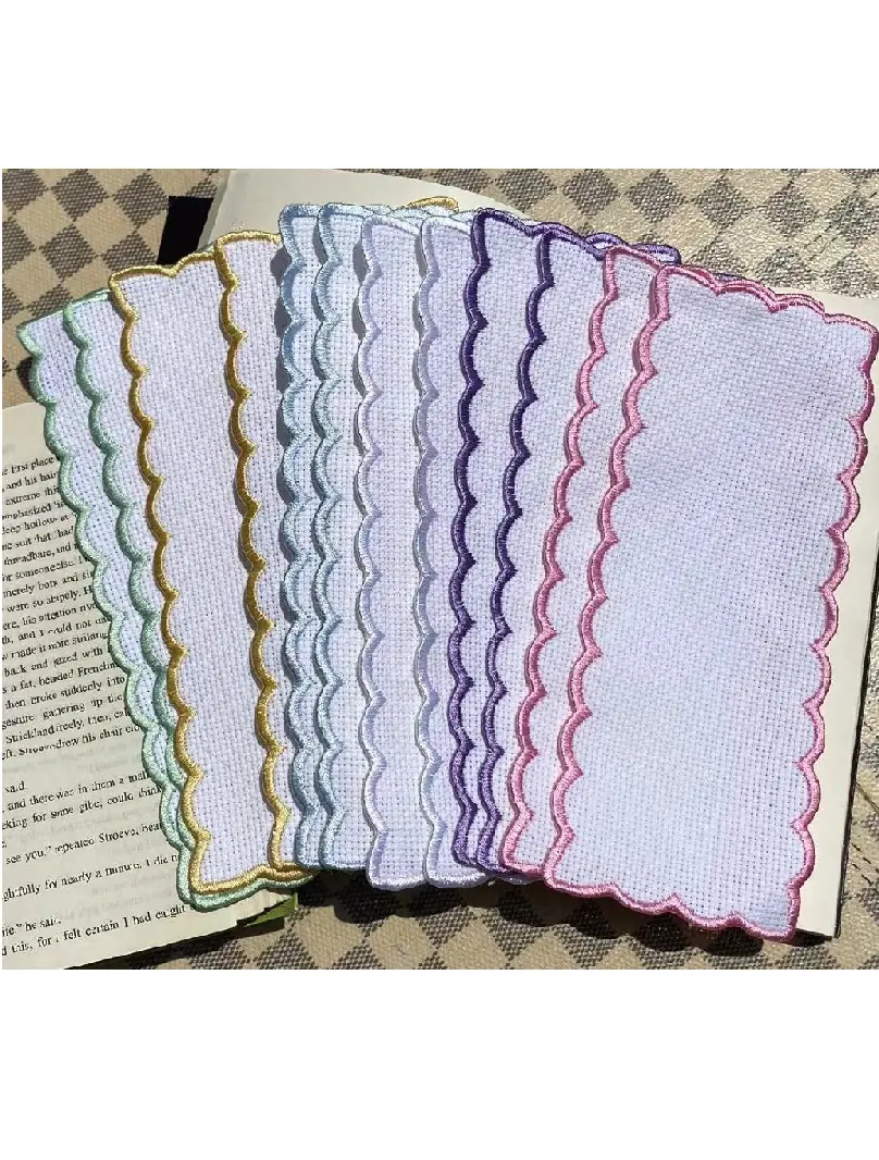 14ct,16ct,18ct cross stitch bookmark, aida cloth bookmark to DIY cross stitch