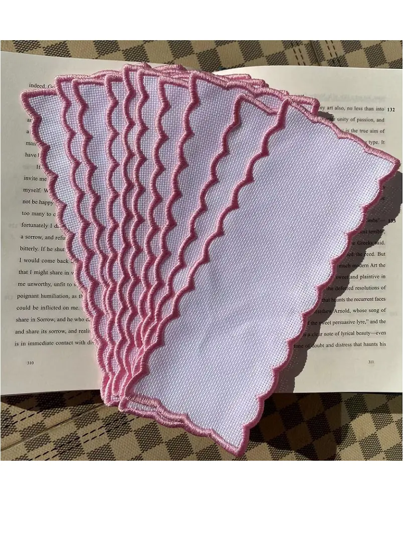 14ct,16ct,18ct cross stitch bookmark, aida cloth bookmark to DIY cross stitch