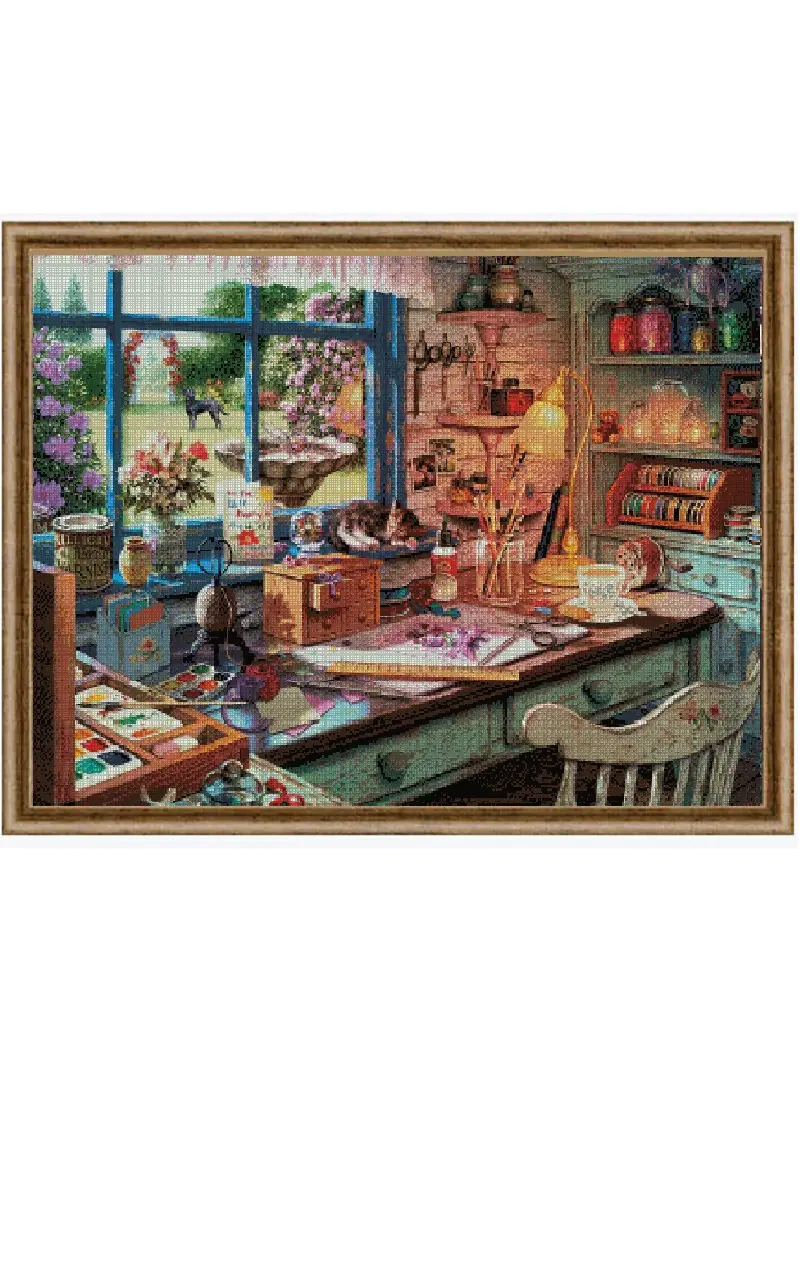 18ct counted 14ct cross stitch kit klimt oil painting cross stitch kit18ct counted 14ct cross stitch kit klimt oil painting cross stitch kit