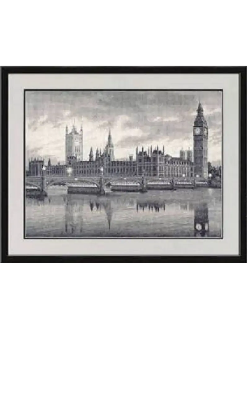 london skyline cross stitch kit
