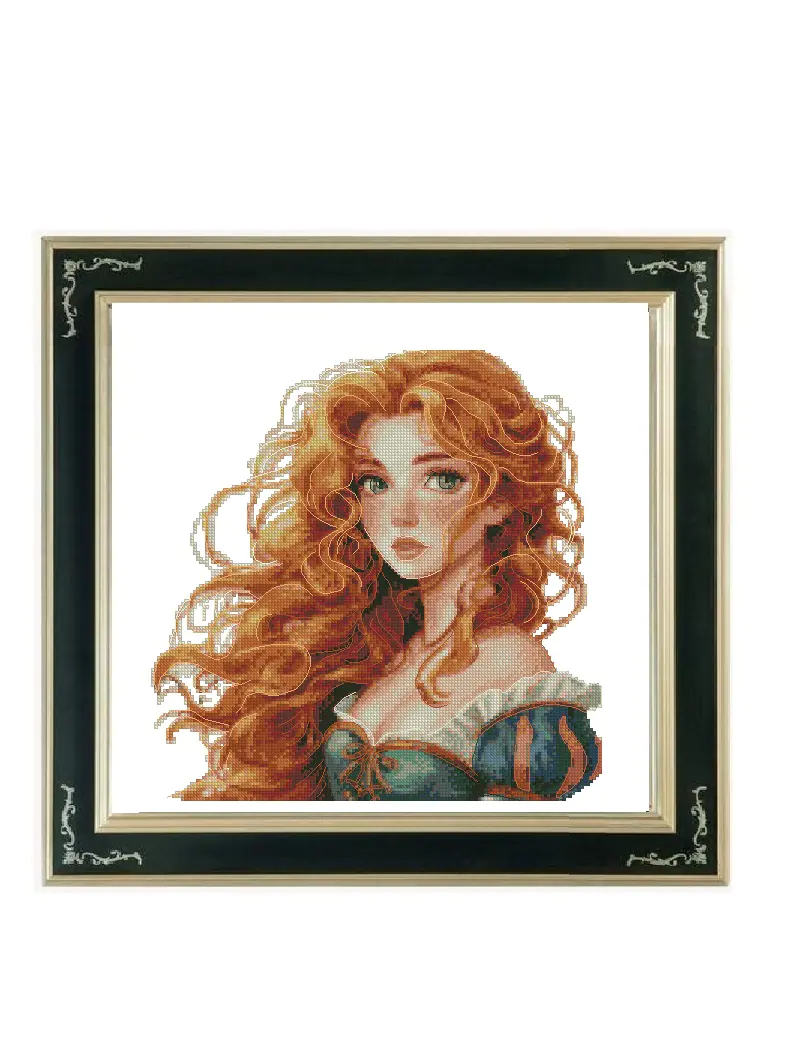 princess cross stitch kits, cotton cross stitch