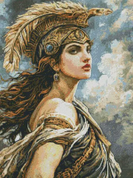 Greek mythology Hera cross stitch kits, portrait of beauty cross stitch kits