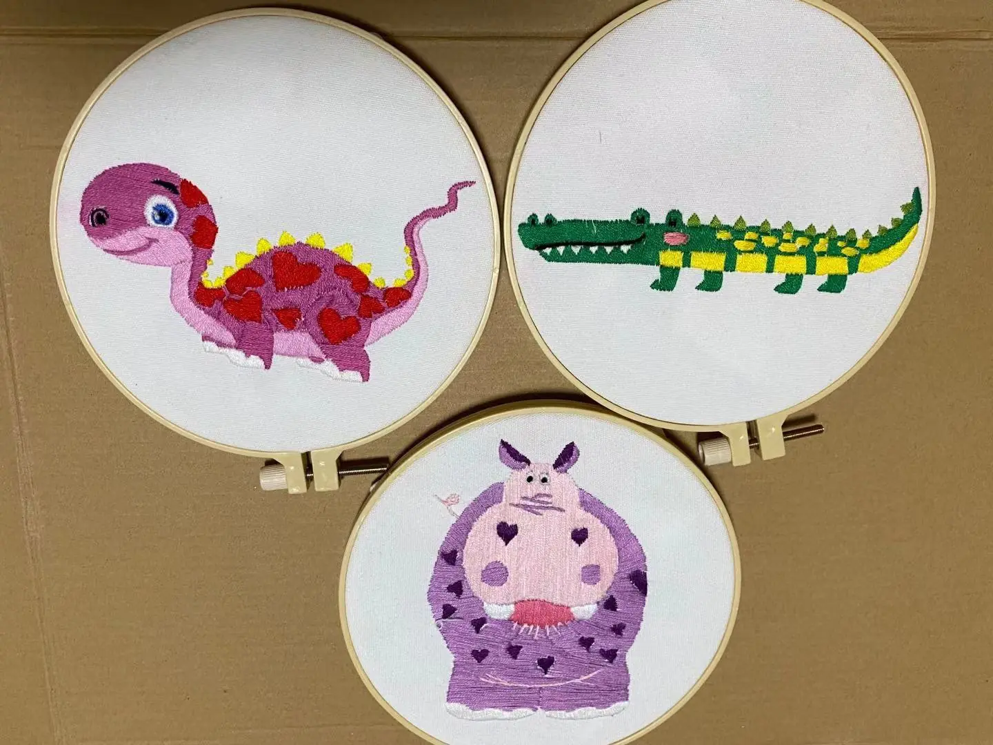 stamped cotton easy cross stitch, preprinted hand embroidery kits