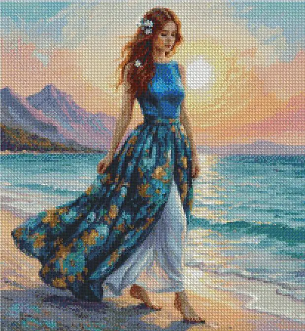 itch, 40x40cm, Advanced Full Coverage Counted Cross Stitch Kits